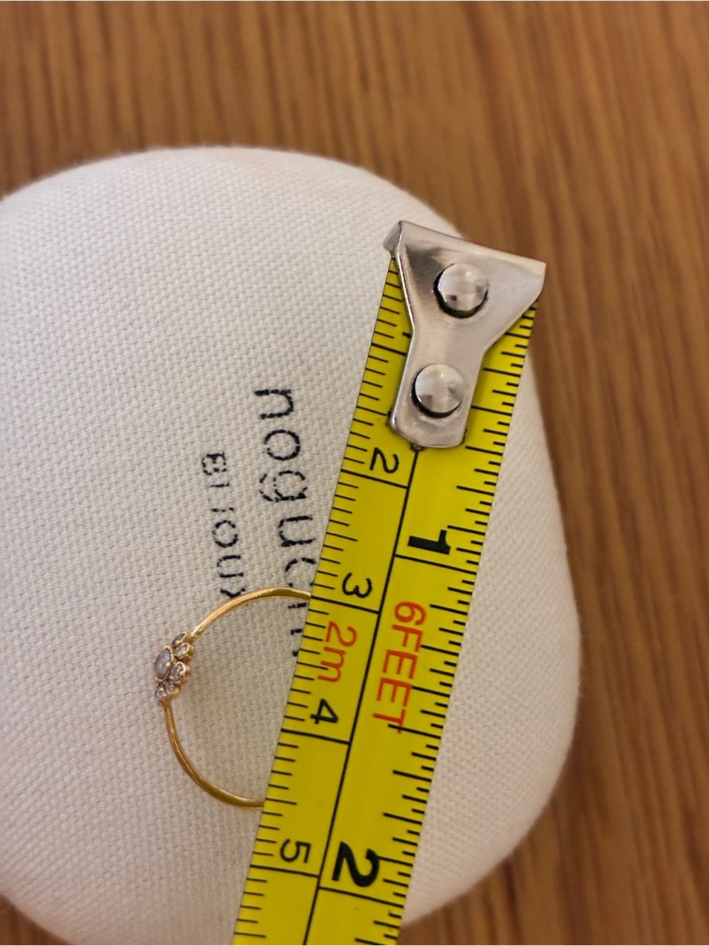 FLEUR YELLOW GOLD AND DIAMONDS RING - Picture 7 of 8